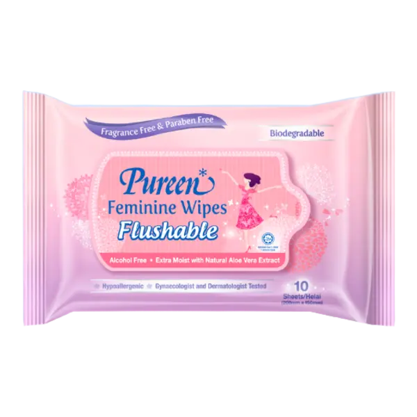 Feminine Wipes (Flushable) Fragrance Free