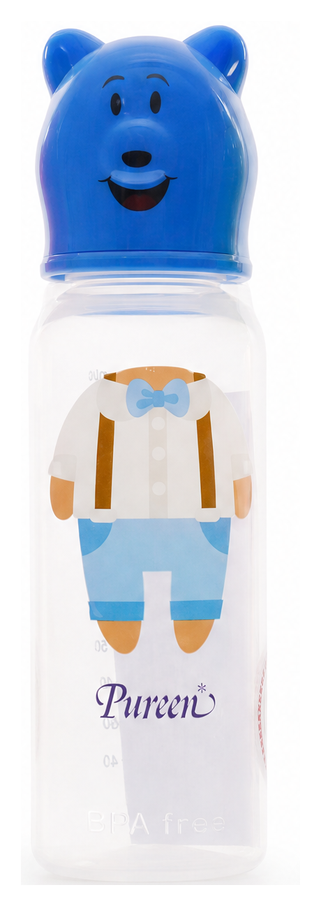 Pureen Dress-Up Bottle โ Bow-Tie Bear