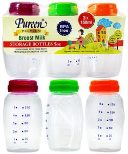 Premium Breast Milk Storage Bottle 3x4oz (PPBMB)